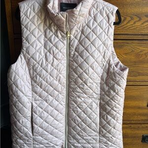 Banana Republic Quilted Vest in Light Pink